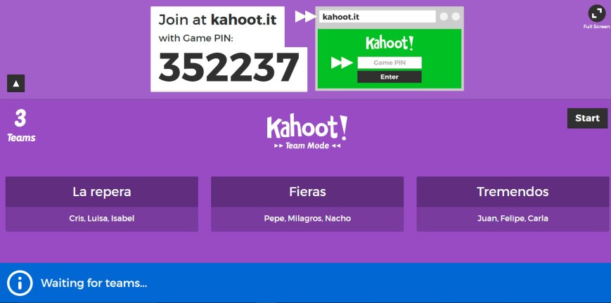 Jugar a Kahoot – Idiomas TIC